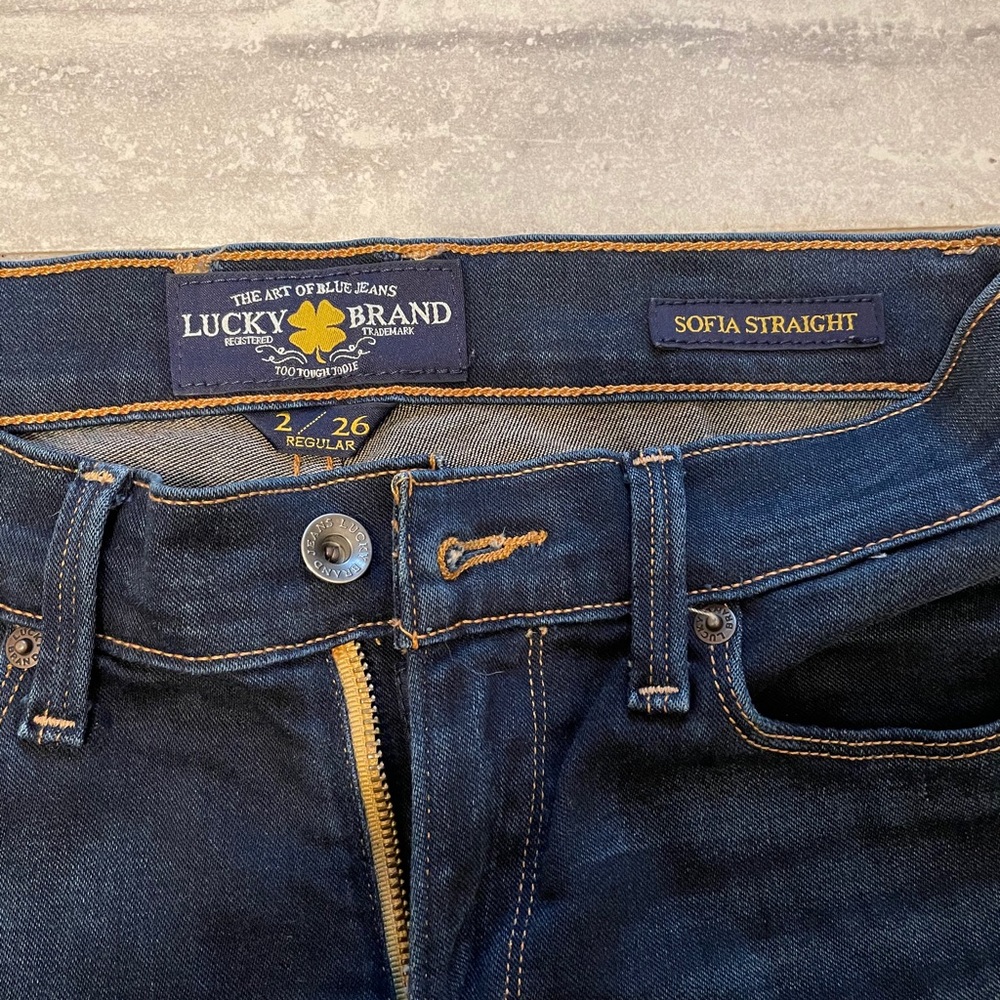Lucky Brand Sofia straight size 2/26 - Picture 2 of 3